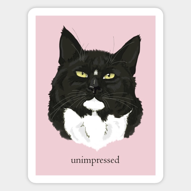 Unimpressed Magnet by Battsii Collective